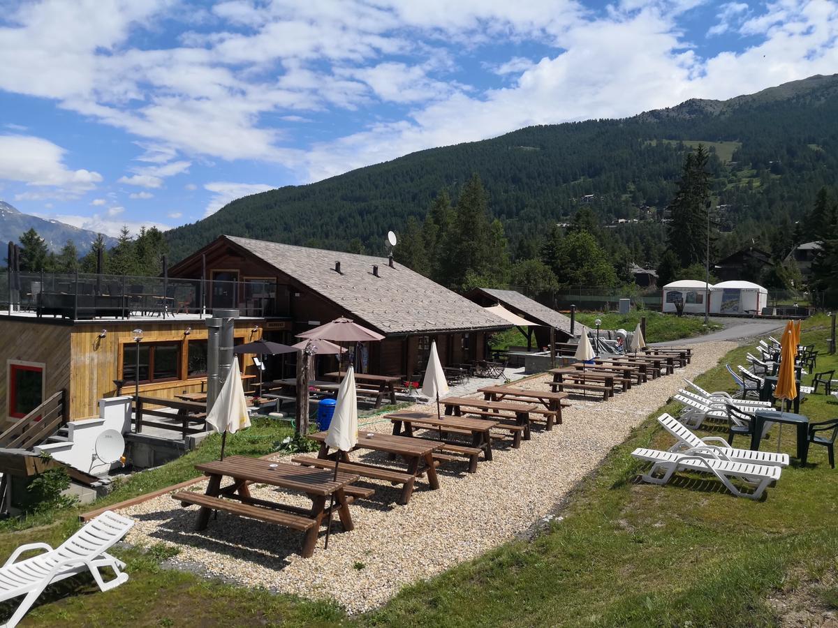 Restaurant Hotel Chalet Del Sole Oulx Eksteriør bilde
