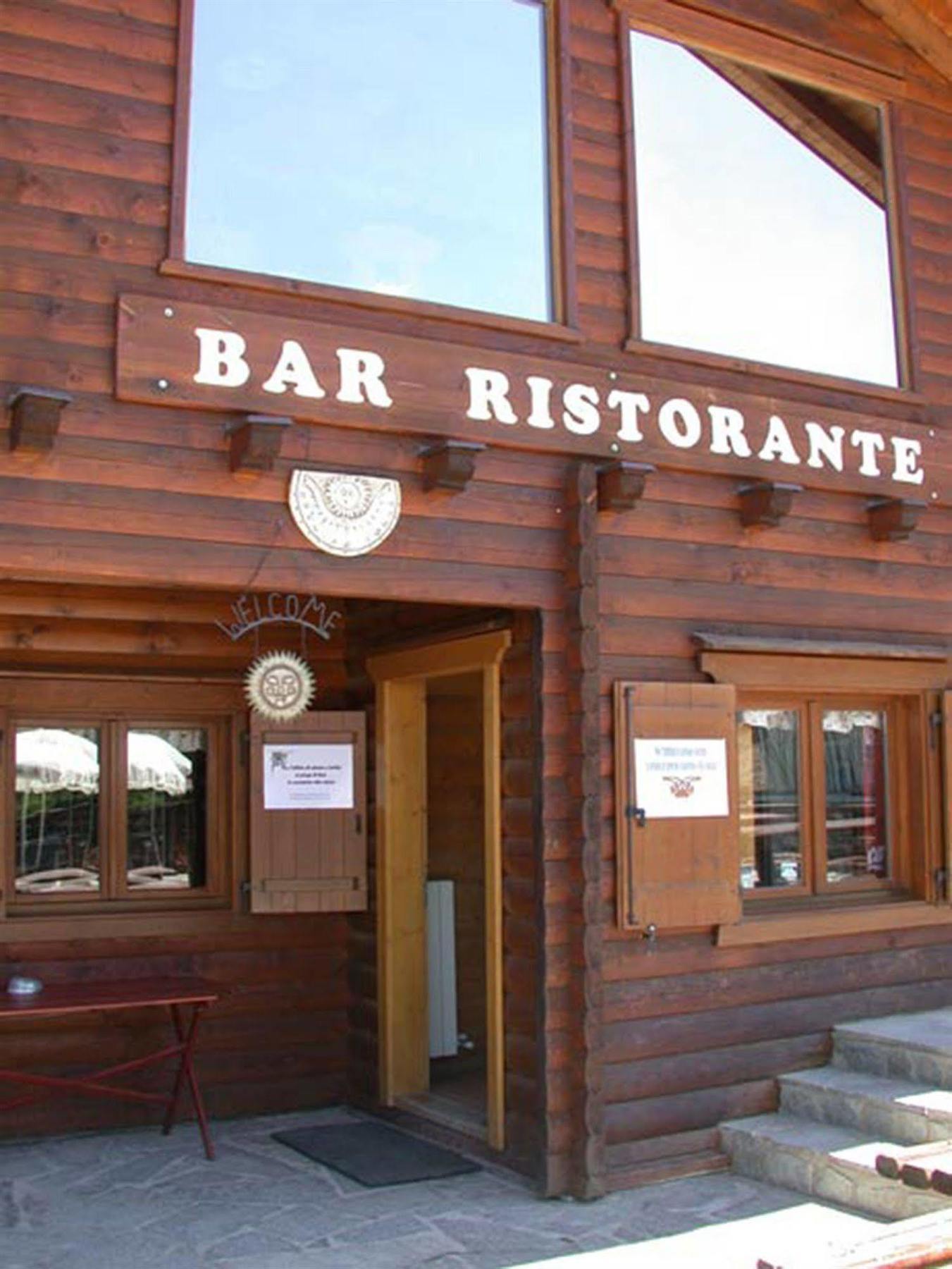 Restaurant Hotel Chalet Del Sole Oulx Eksteriør bilde